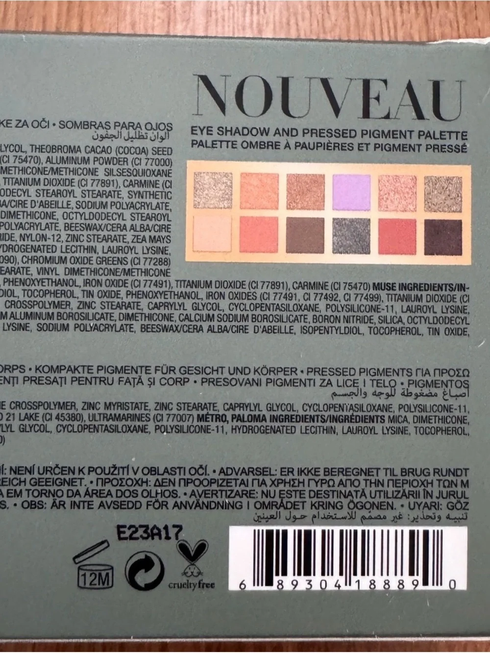 Anastasia Beverly Hills Nouveau All-in-one Eyeshadow And Pressed Pigment Palette